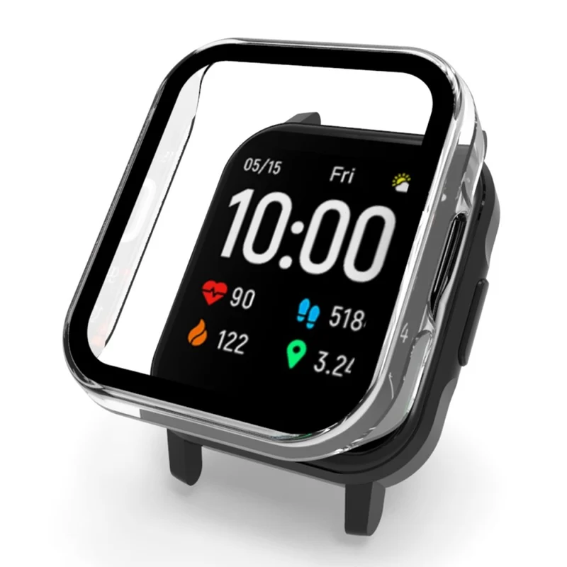 Unglaublich Modisch Haylou SmartWatch LS02 Hülle mit Displayschutz in Plastik und Gehärtetes Glas