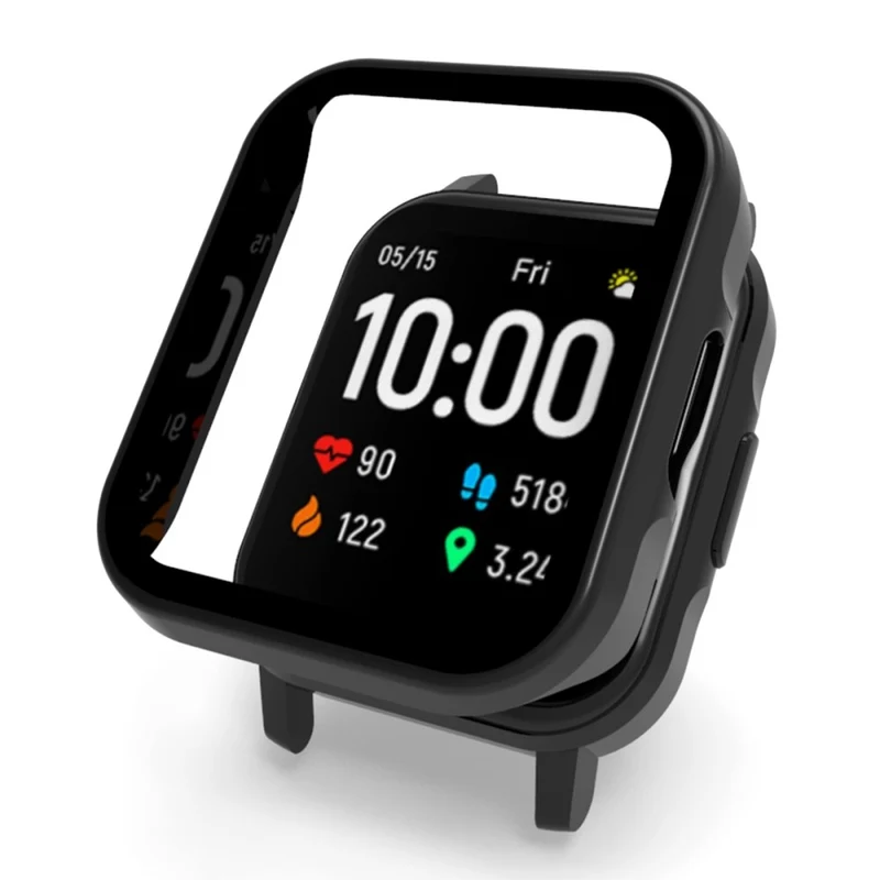Unglaublich Modisch Haylou SmartWatch LS02 Hülle mit Displayschutz in Plastik und Gehärtetes Glas