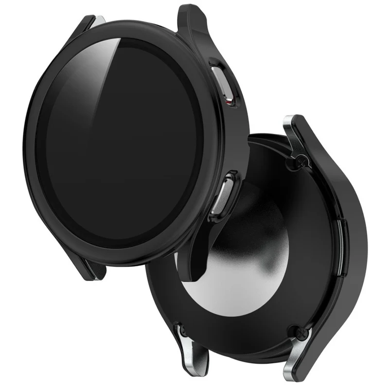 Super Schön Samsung Galaxy Watch 4 (44mm) Hülle mit Displayschutz in Plastik und Gehärtetes Glas