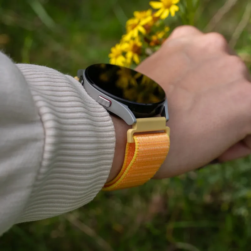 Oppo Watch S Nylonarmband (Hellgelb)