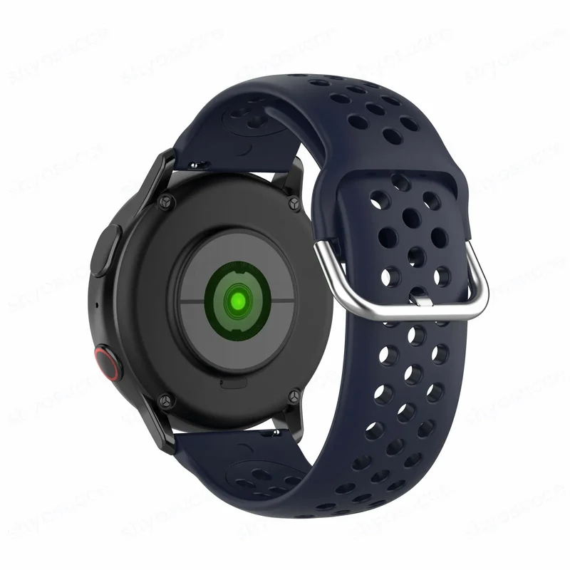 Oppo Watch S Atmungsaktives Silikonarmband (Dunkelblau)