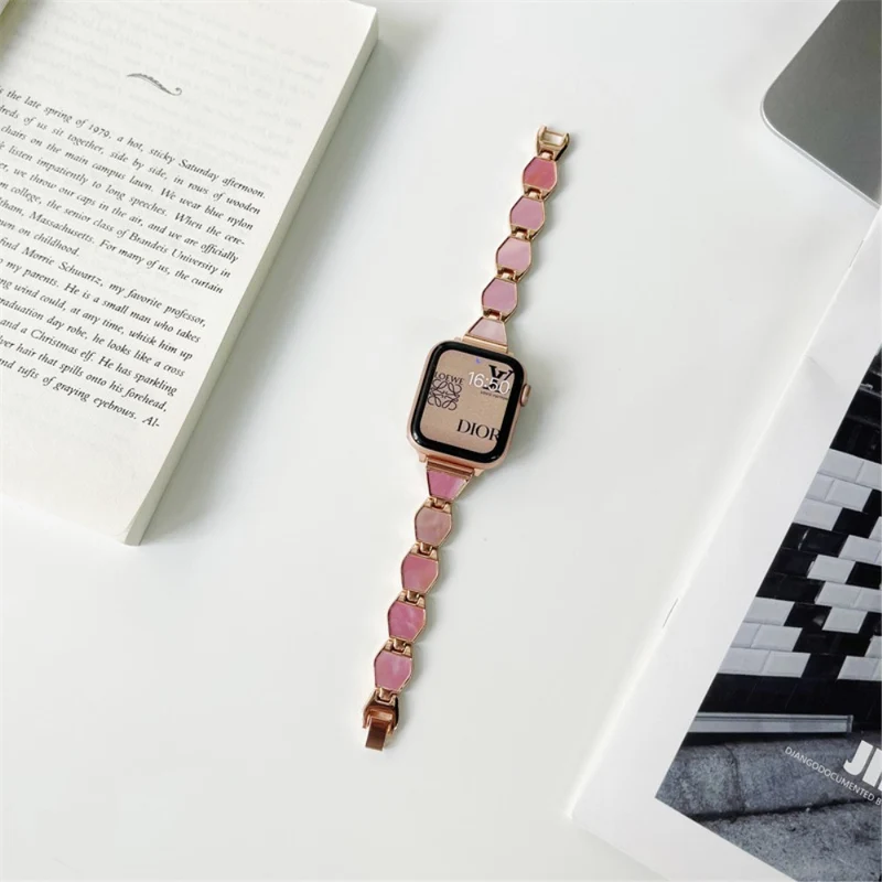 Reizend Universell Apple Metall und Strass armband