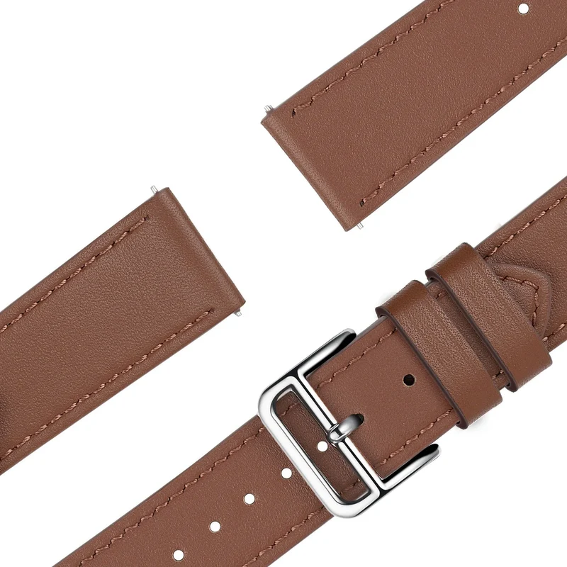 Bandz Oppo Watch S Lederarmband 'Deluxe' (Braun)