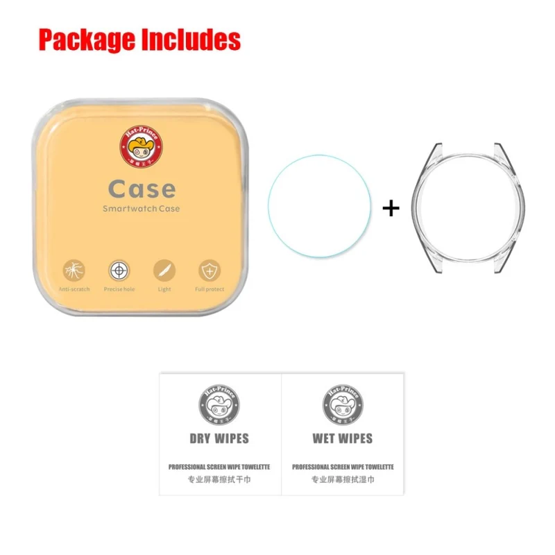 Schön Huawei Watch GT Hülle mit Displayschutz in Plastik und Glas
