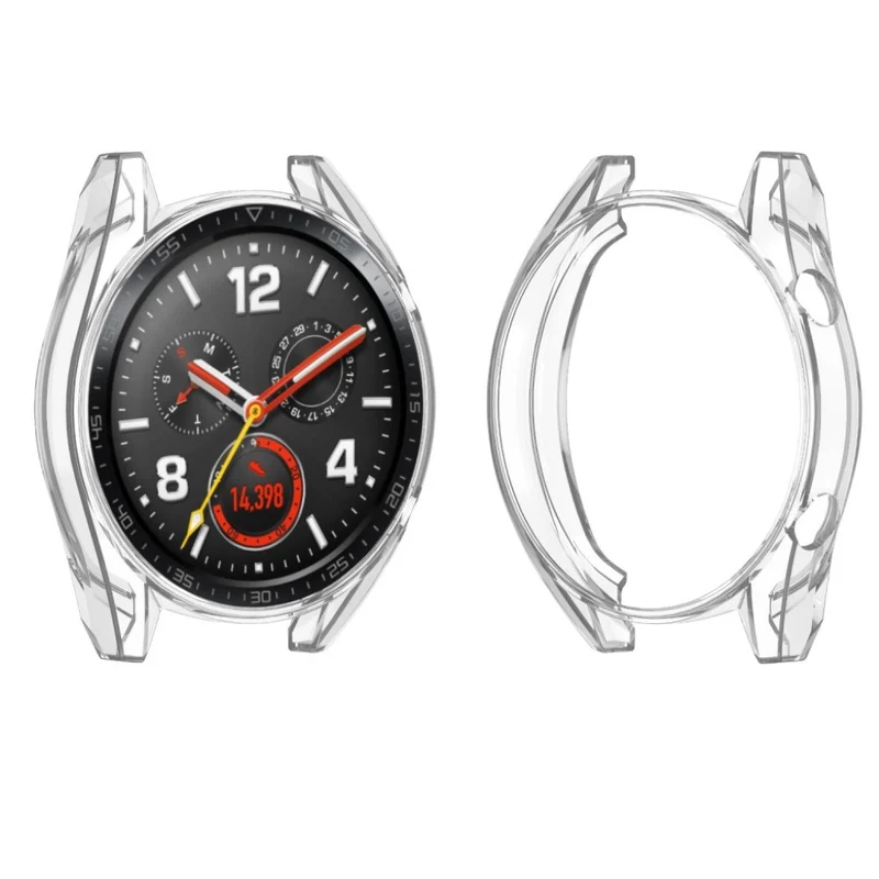 Schön Huawei Watch GT Hülle mit Displayschutz in Plastik und Glas