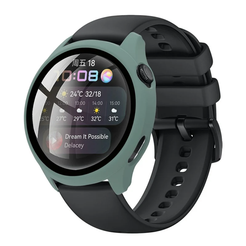 Super Stylisch Huawei Watch 3 Hülle mit Displayschutz in Plastik und Gehärtetes Glas