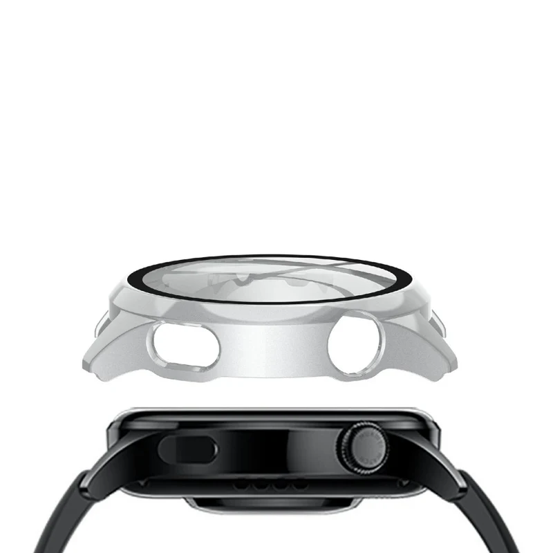 Super Stylisch Huawei Watch 3 Hülle mit Displayschutz in Plastik und Gehärtetes Glas