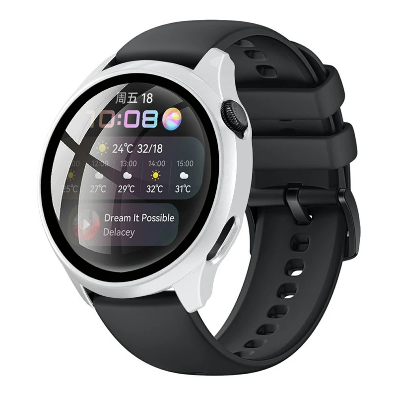 Super Stylisch Huawei Watch 3 Hülle mit Displayschutz in Plastik und Gehärtetes Glas