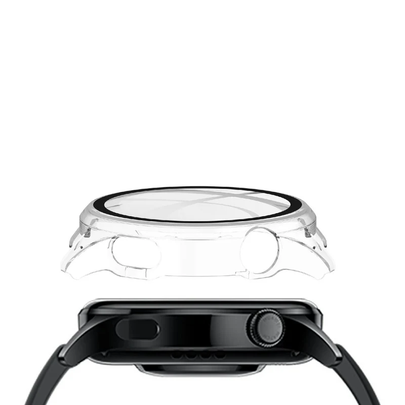 Super Stylisch Huawei Watch 3 Hülle mit Displayschutz in Plastik und Gehärtetes Glas