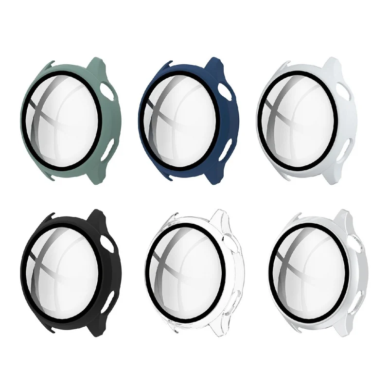 Super Stylisch Huawei Watch 3 Hülle mit Displayschutz in Plastik und Gehärtetes Glas