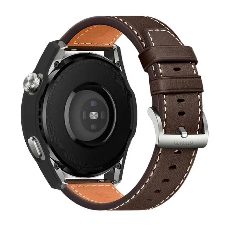 Absolut Stylisch Huawei Watch 3 Pro Hülle mit Displayschutz in Plastik und Gehärtetes Glas