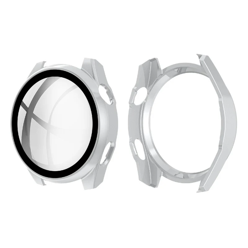 Absolut Stylisch Huawei Watch 3 Pro Hülle mit Displayschutz in Plastik und Gehärtetes Glas