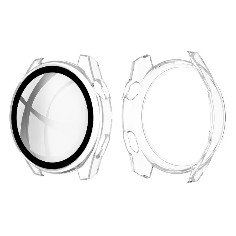 Absolut Stylisch Huawei Watch 3 Pro Hülle mit Displayschutz in Plastik und Gehärtetes Glas
