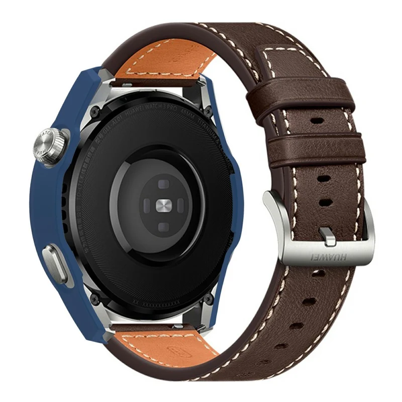 Absolut Stylisch Huawei Watch 3 Pro Hülle mit Displayschutz in Plastik und Gehärtetes Glas