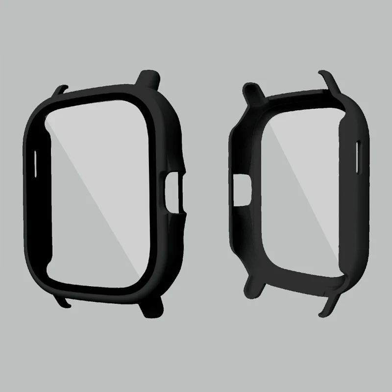 Großartig Amazfit GTS 2 Hülle mit Displayschutz in Plastik und Gehärtetes Glas