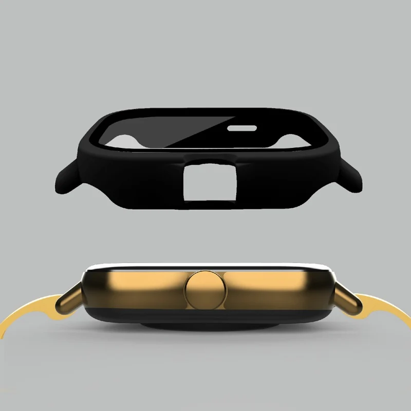 Großartig Amazfit GTS 2 Hülle mit Displayschutz in Plastik und Gehärtetes Glas