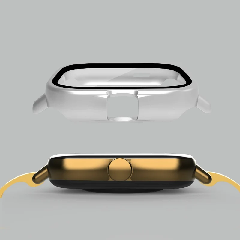 Großartig Amazfit GTS 2 Hülle mit Displayschutz in Plastik und Gehärtetes Glas