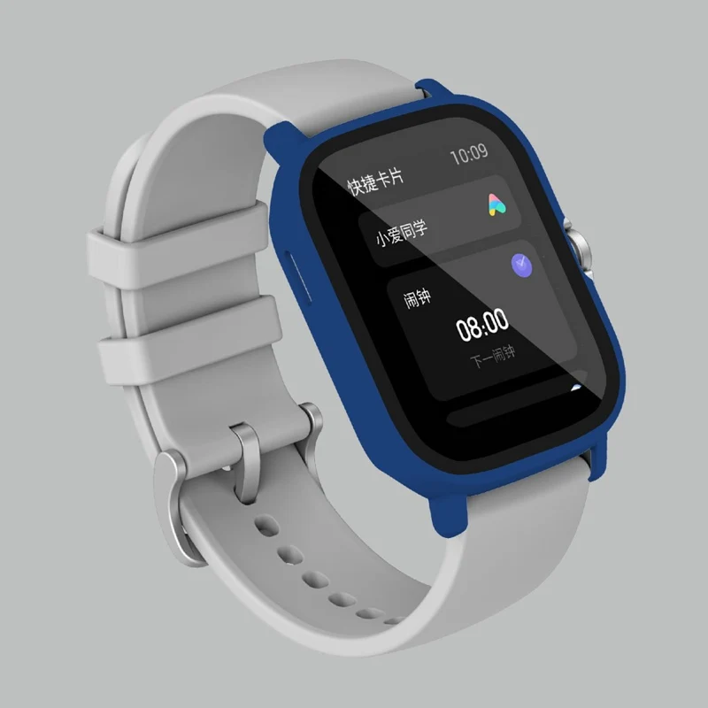 Großartig Amazfit GTS 2 Hülle mit Displayschutz in Plastik und Gehärtetes Glas