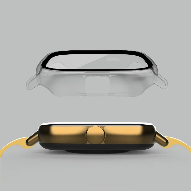 Großartig Amazfit GTS 2 Hülle mit Displayschutz in Plastik und Gehärtetes Glas