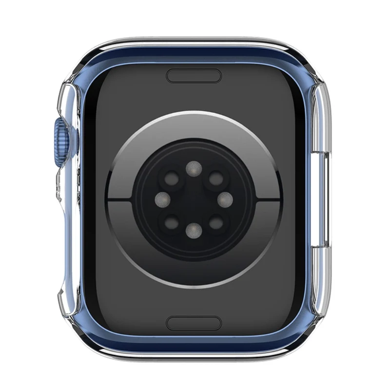Schützend Apple Watch Series 7 41mm Hülle mit Displayschutz in Plastik und Gehärtetes Glas