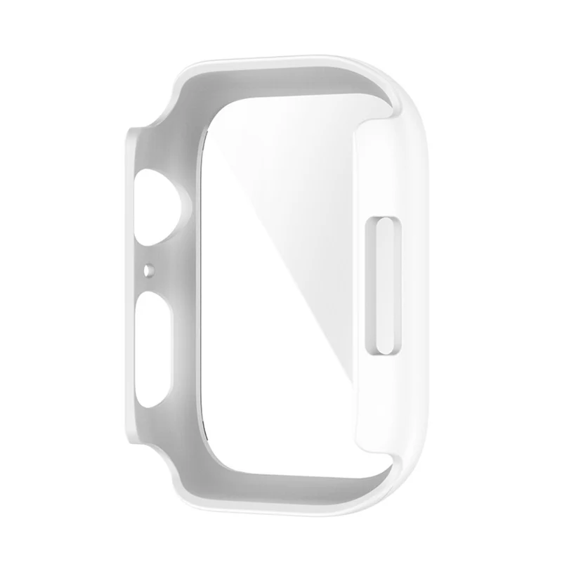 Schützend Apple Watch Series 7 41mm Hülle mit Displayschutz in Plastik und Gehärtetes Glas