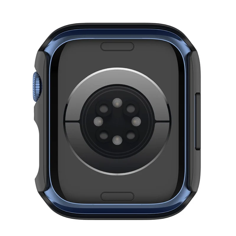 Schützend Apple Watch Series 7 41mm Hülle mit Displayschutz in Plastik und Gehärtetes Glas