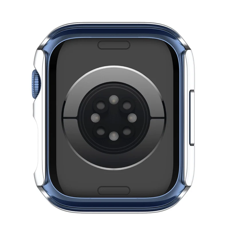 Schützend Apple Watch Series 7 41mm Hülle mit Displayschutz in Plastik und Gehärtetes Glas