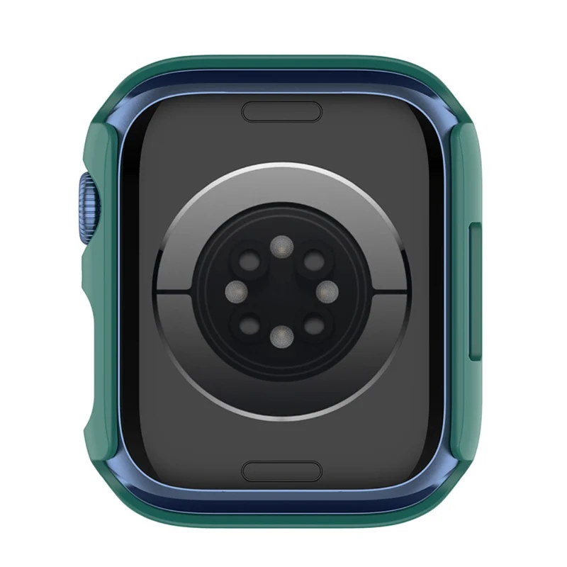 Schützend Apple Watch Series 7 41mm Hülle mit Displayschutz in Plastik und Gehärtetes Glas