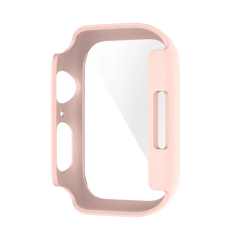 Schützend Apple Watch Series 7 41mm Hülle mit Displayschutz in Plastik und Gehärtetes Glas