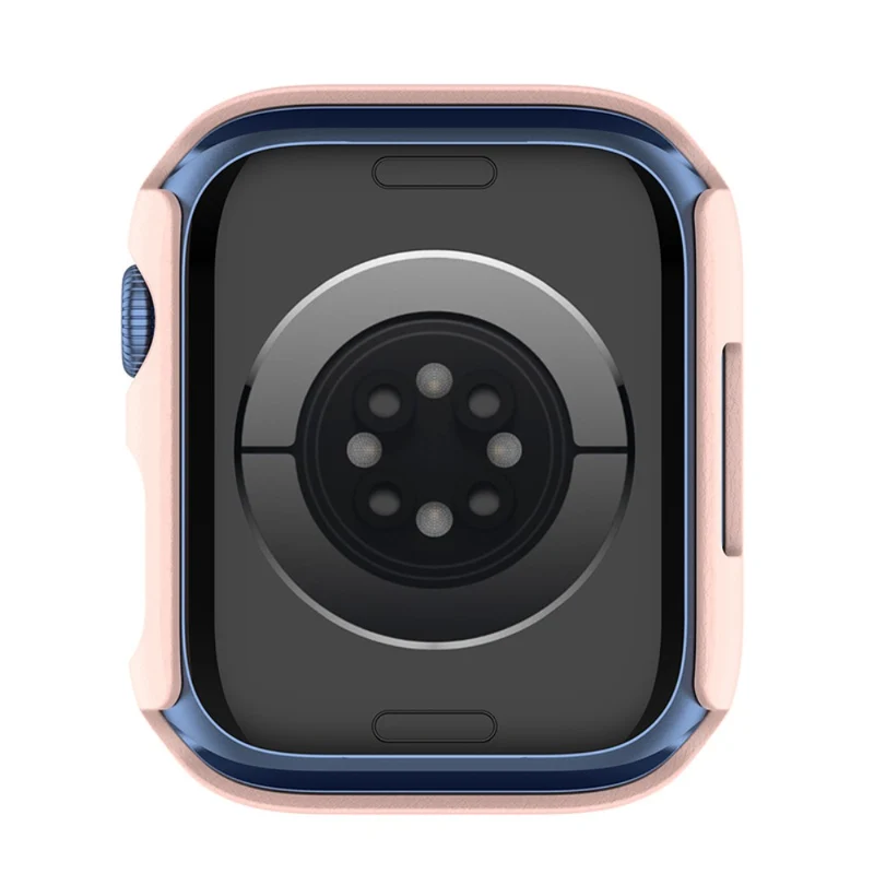 Schützend Apple Watch Series 7 41mm Hülle mit Displayschutz in Plastik und Gehärtetes Glas