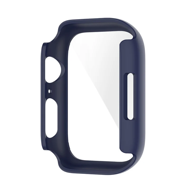 Stilvoll Apple Watch Series 7 45mm Hülle mit Displayschutz in Plastik und Gehärtetes Glas