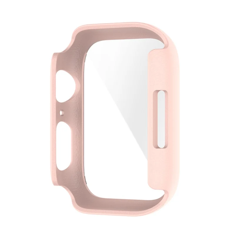 Stilvoll Apple Watch Series 7 45mm Hülle mit Displayschutz in Plastik und Gehärtetes Glas