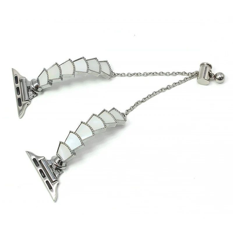 Stark Universell Apple Metall und Strass armband