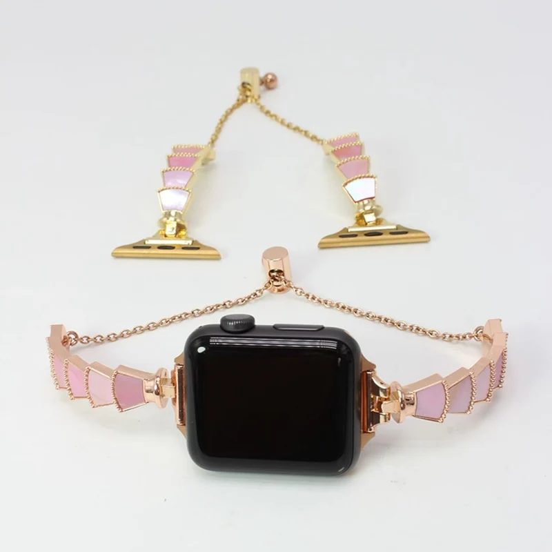 Stark Universell Apple Metall und Strass armband