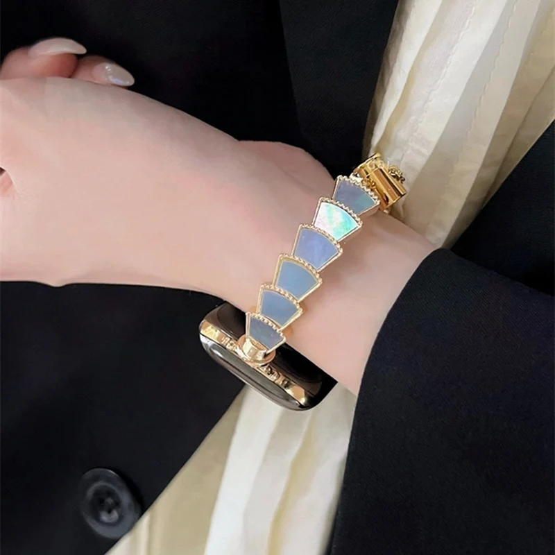 Stark Universell Apple Metall und Strass armband