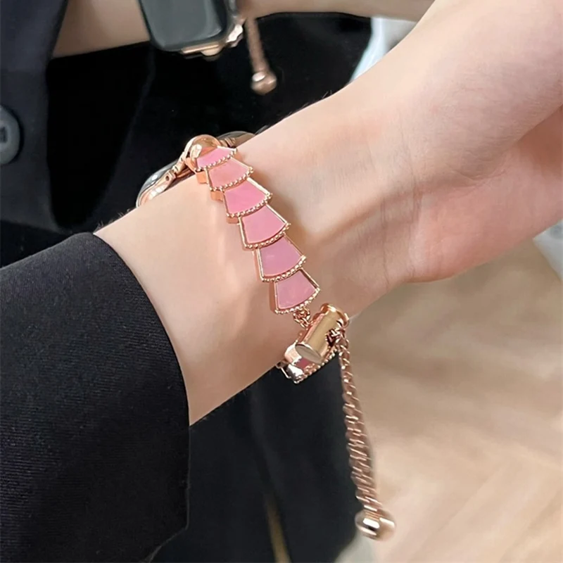 Stark Universell Apple Metall und Strass armband