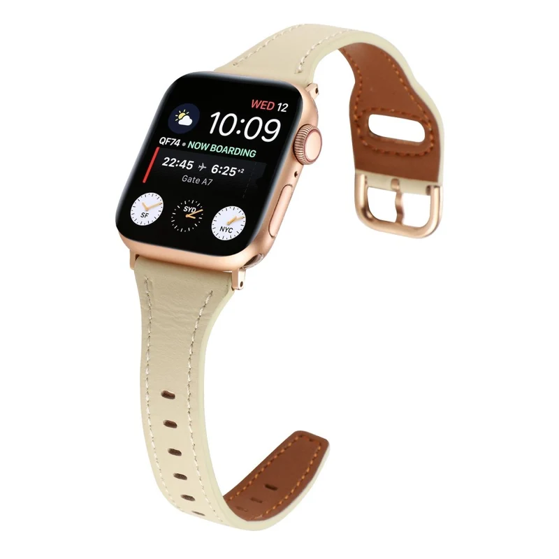 Sehr schön Universell Apple Echtes Leder armband