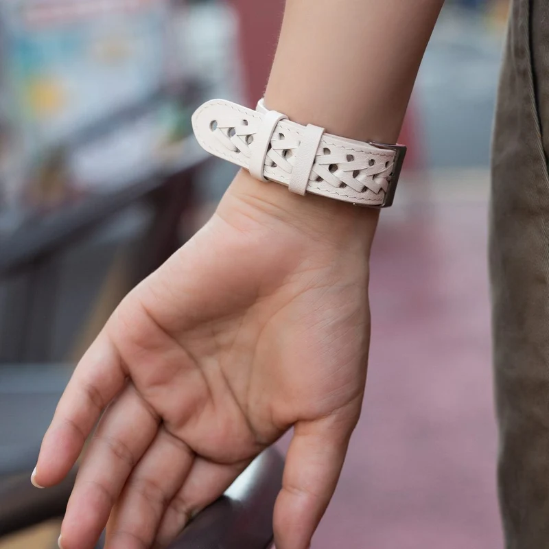Mega bequem Universell Apple Echtes Leder armband