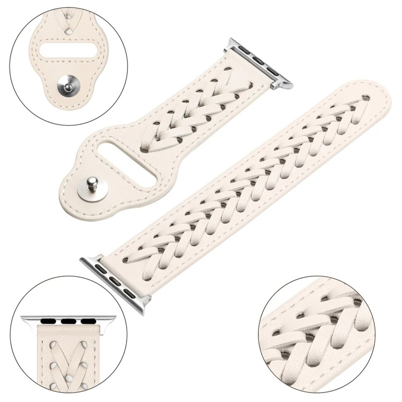 Supersauber Universell Apple Echtes Leder armband