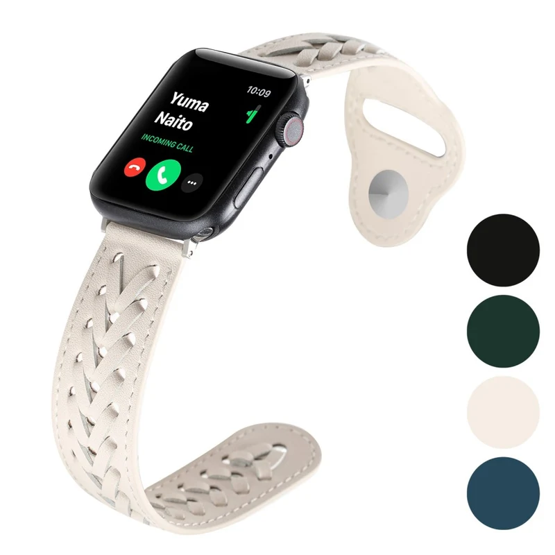 Supersauber Universell Apple Echtes Leder armband