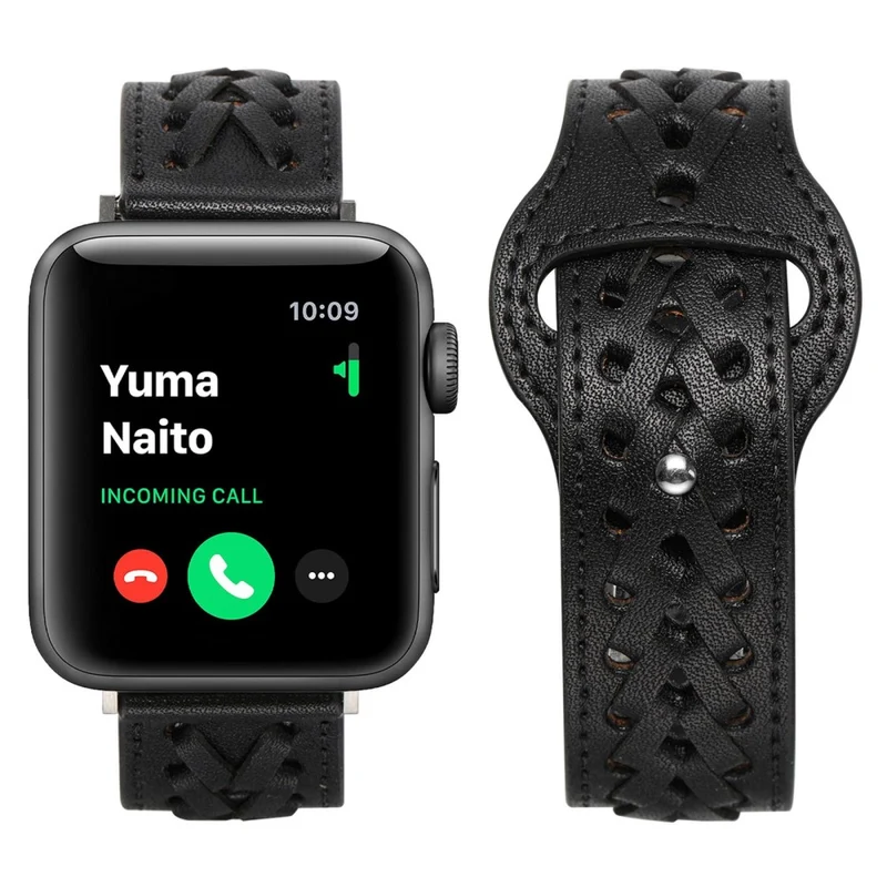 Supersauber Universell Apple Echtes Leder armband