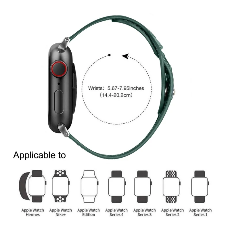 Supersauber Universell Apple Echtes Leder armband