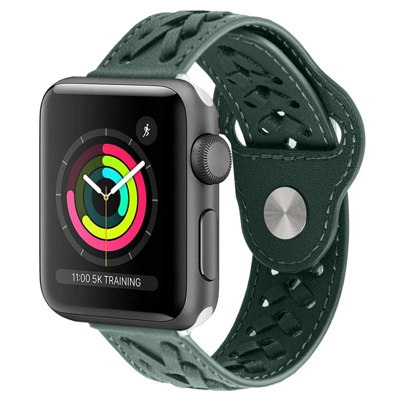 Supersauber Universell Apple Echtes Leder armband
