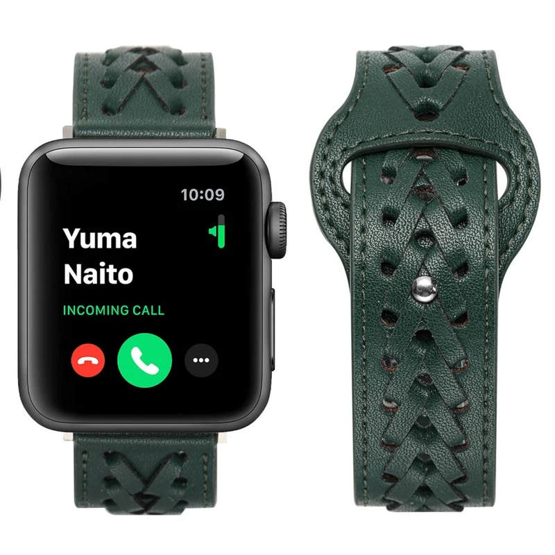 Supersauber Universell Apple Echtes Leder armband