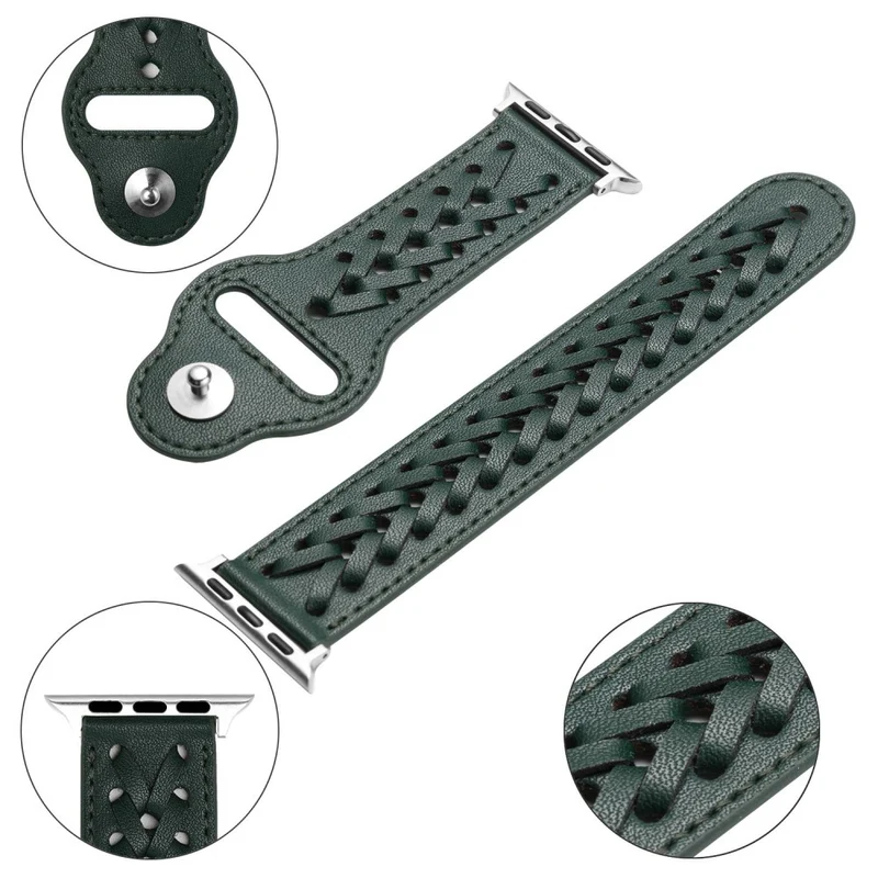 Supersauber Universell Apple Echtes Leder armband