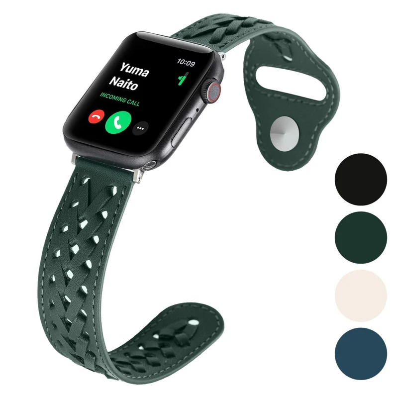 Supersauber Universell Apple Echtes Leder armband