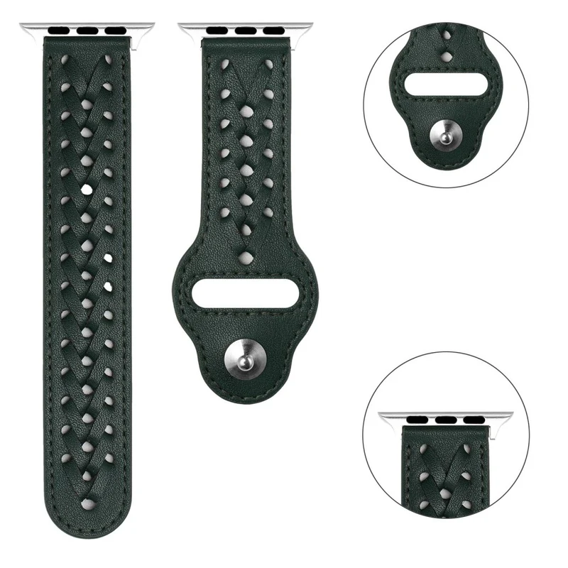 Supersauber Universell Apple Echtes Leder armband