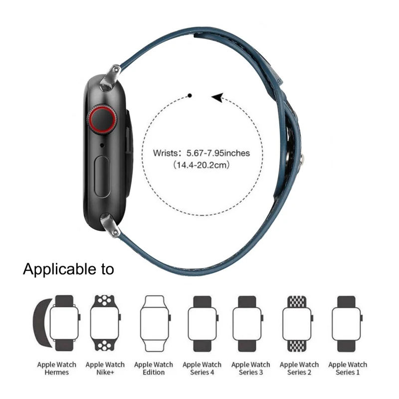 Supersauber Universell Apple Echtes Leder armband