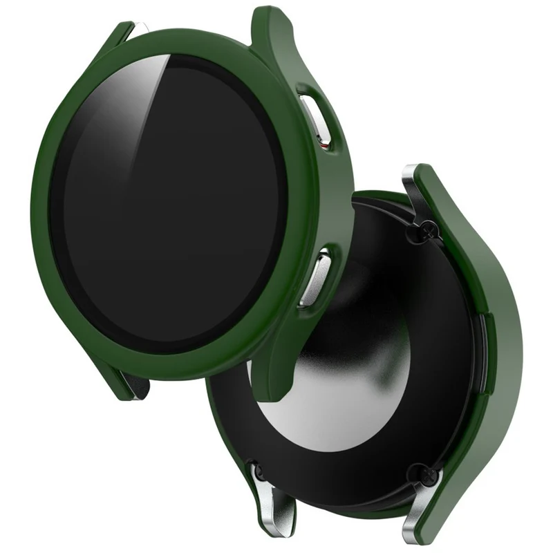 Super Stylisch Samsung Galaxy Watch 4 (40mm) Hülle mit Displayschutz in Plastik und Gehärtetes Glas