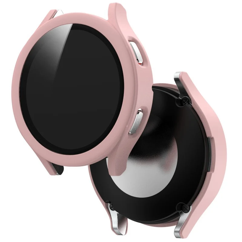 Super Stylisch Samsung Galaxy Watch 4 (40mm) Hülle mit Displayschutz in Plastik und Gehärtetes Glas